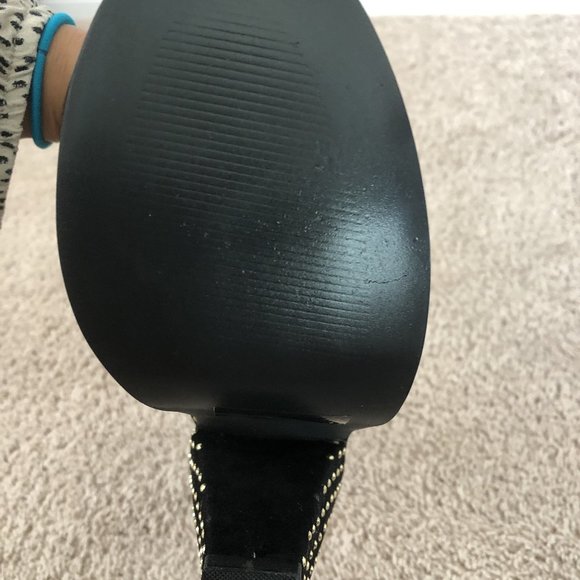 Colin Stewart Block Heel Booties W/ Gold Studs - Picture 5 of 5